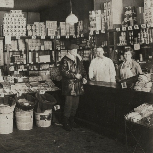 Antique general store rppc - general,
