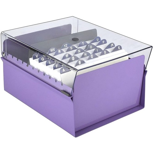 Purple 5x8 card - file, holder