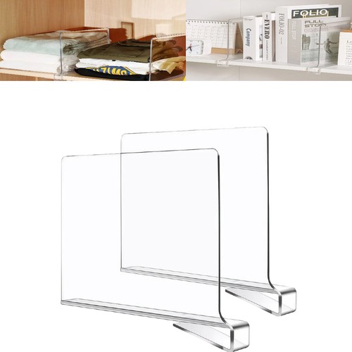 Clear shelf dividers - shelf,